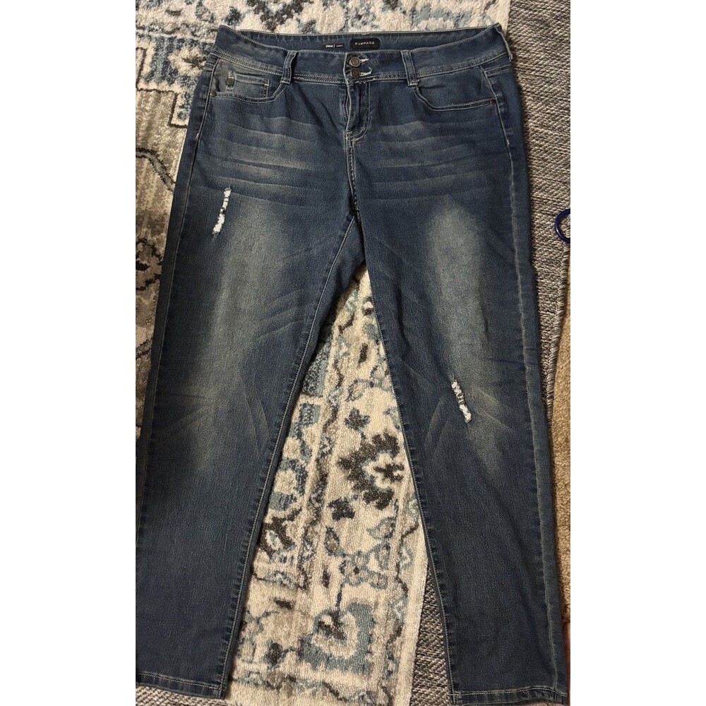 Rampage Denium Jeans Sz 18 ,with2  Shirt Amazing Price Complete Outfit - Picture 9 of 12